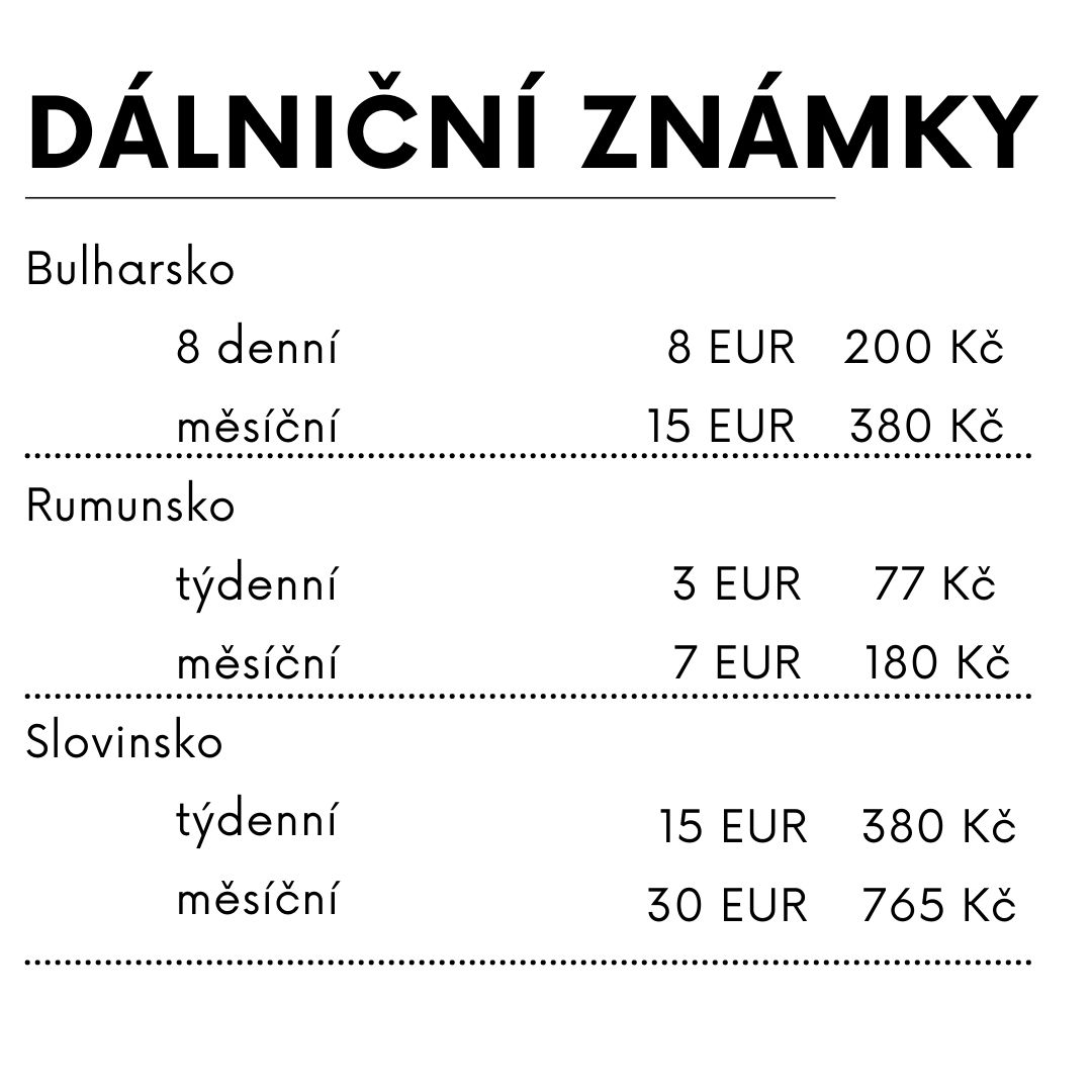 Dálniční známky (1)